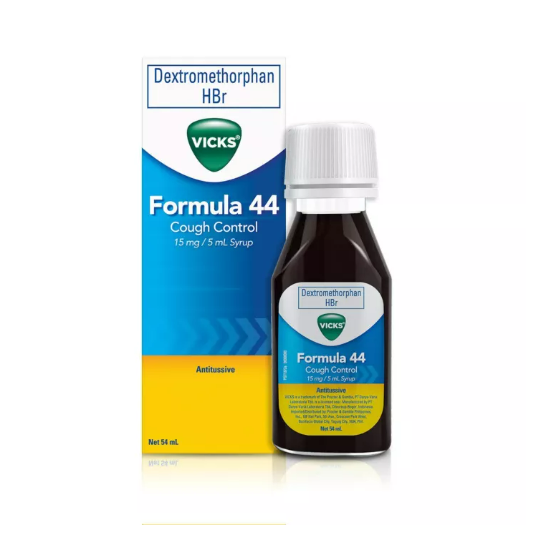 Vicks Formula 44 Syrup 54ml 1 Bottle