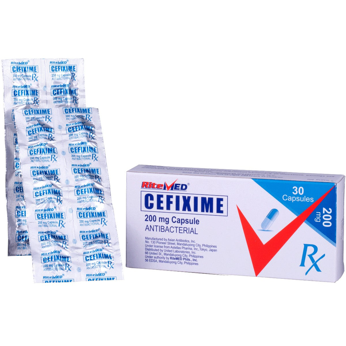 Ritemed Cefixime 200mg Tablet