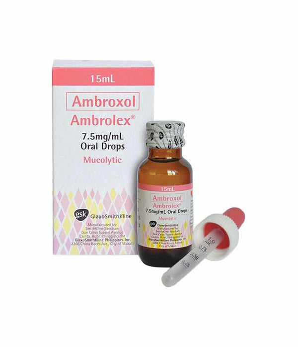 Ambrolex Drop 15ml-Cough & Colds Preparation-GlaxoSmithKline-Mediclick PH