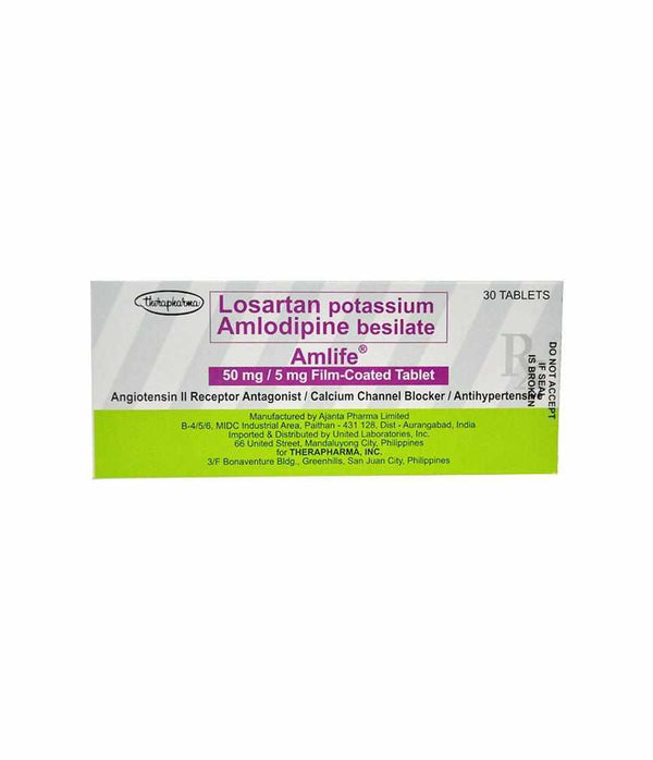 Amlife 50mg/5mg tablet 10's-BP Care-UniLab-Mediclick PH