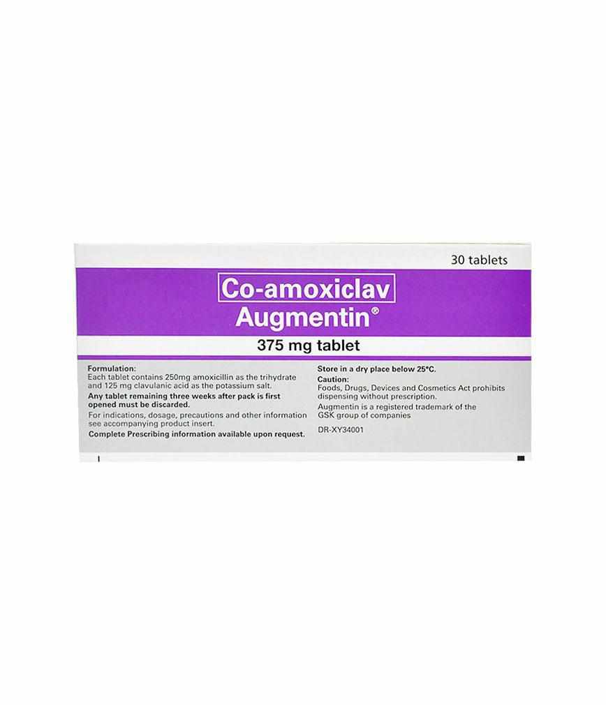 Augmentin 375 mg tab 375 mg tablet 10's-Infections Care-GSK-Mediclick PH