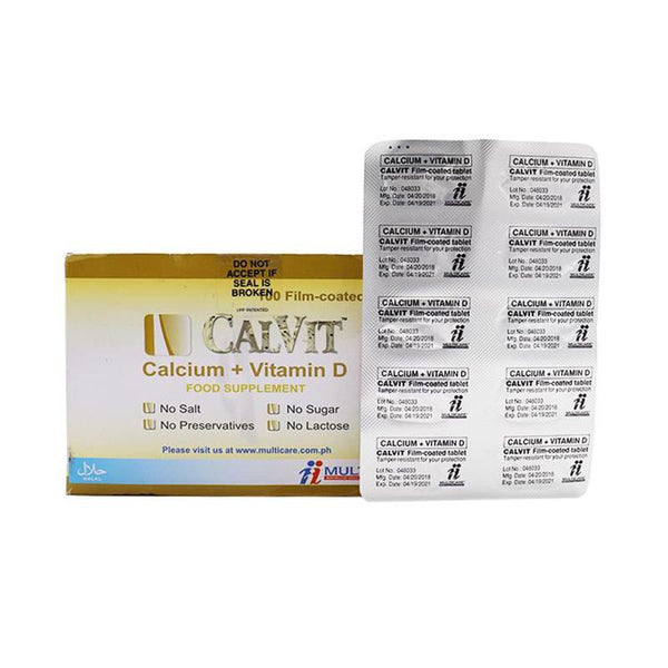 CalVit Tablet (10 tablets)-Vitamins & Supplements-Rotex Pharma/Multicare-Mediclick PH