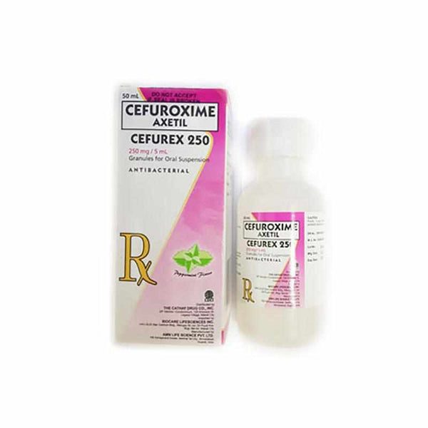 Cefurex 250mg/5ml Suspension 50ml-Infections Care-Cathay Drug-Mediclick PH