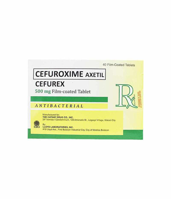 Cefurex Fc Tablet 500mg 10's-Infections Care-Cathay Drug-Mediclick PH