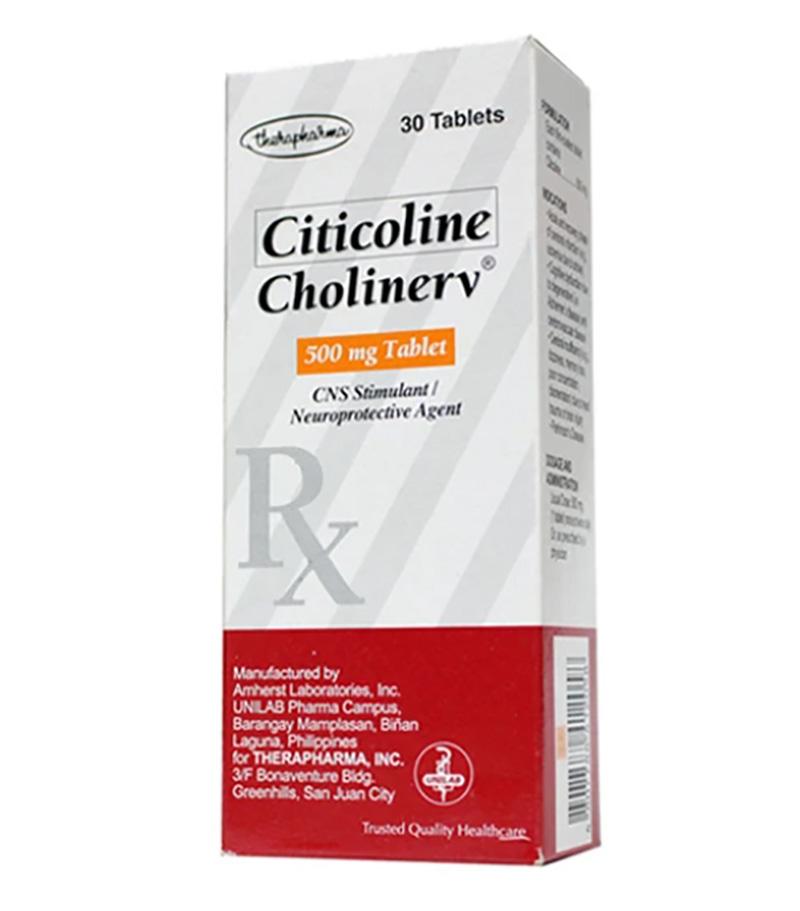 Cholinerv Tablet 500mg 10's-Brain Care-Amherst Lab-Mediclick PH