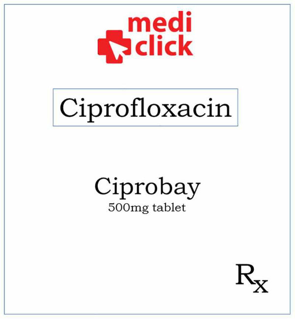 Ciprobay Tablet 500mg 10's-Infections Care-Bayer-Mediclick PH