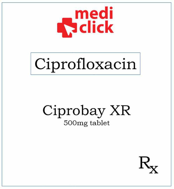 Ciprobay Xr Tablet 500mg 10's-Infections Care-Bayer-Mediclick PH