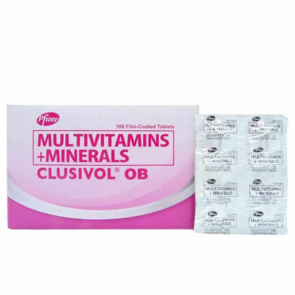 Clusivol Ob Tablet 4's-Multivitamins/ Supplements-Pfizer-Mediclick PH