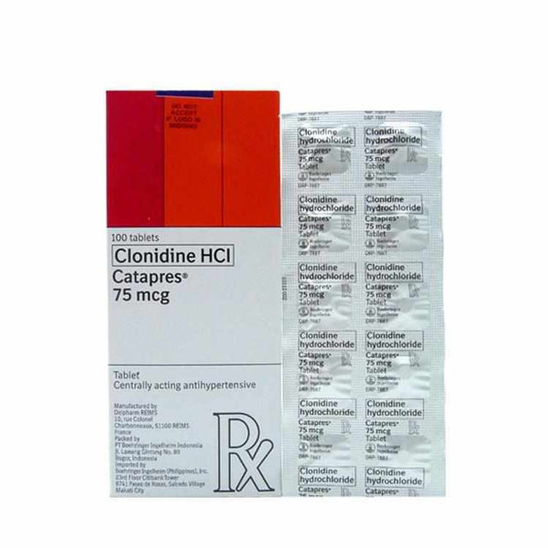 Catapres 75 mcg tablet 10's-BP Care-Boehringer Ingelheim-Mediclick PH