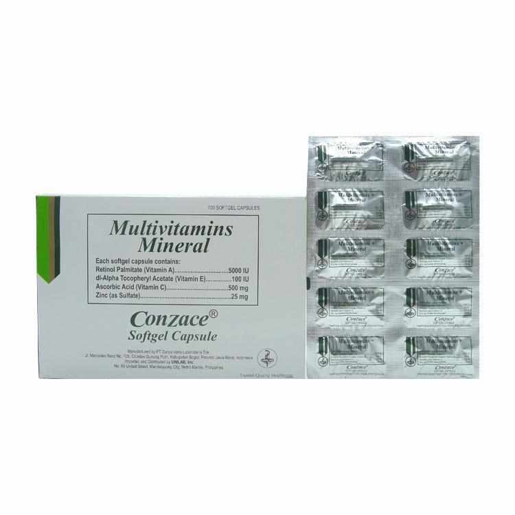 Conzace Softgel Capsule (10 softgel capsules)-Vitamins & Supplements-UniLab-Mediclick PH