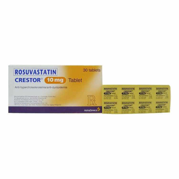 Crestor 10 mg tablet-Cholesterol / Lipid Care-Astra Zeneca-Mediclick PH