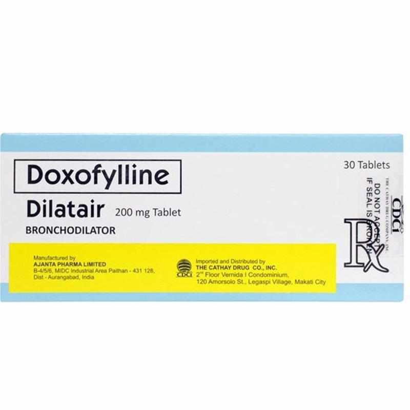 Dilatair Tablet 200mg 10's-Asthma Care-Cathay Drug-Mediclick PH