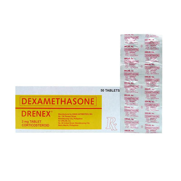 Drenex Tablet 3mg 10's-Hormobal Care-Unilab-Mediclick PH