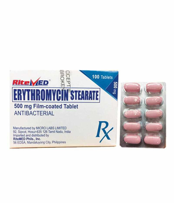 Erythrocin Tablet 500mg 10's-Infections Care-Abbott-Mediclick PH