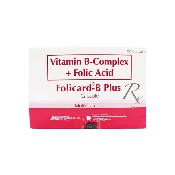 Folicard-B Plus Capsule 10's-Blood Care-Gruppo Medica/Zuellig-Mediclick PH