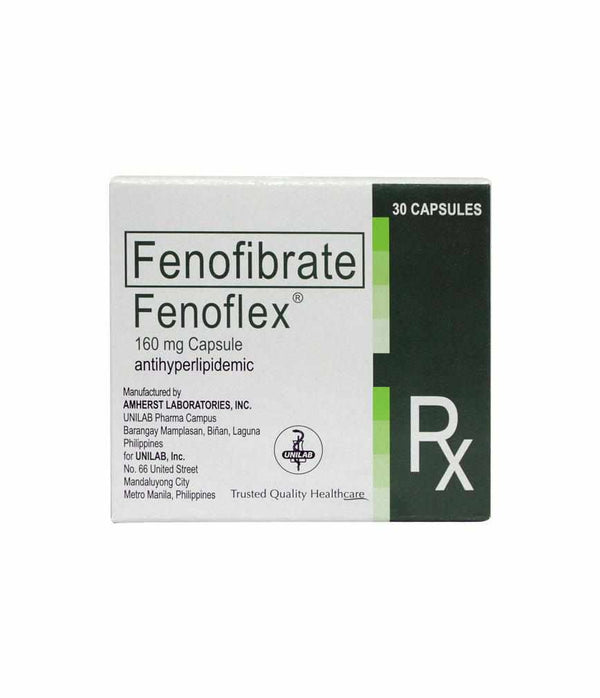 Fenoflex 160 mg capsule 6's-Cholesterol / Lipid Care-UniLab-Mediclick PH