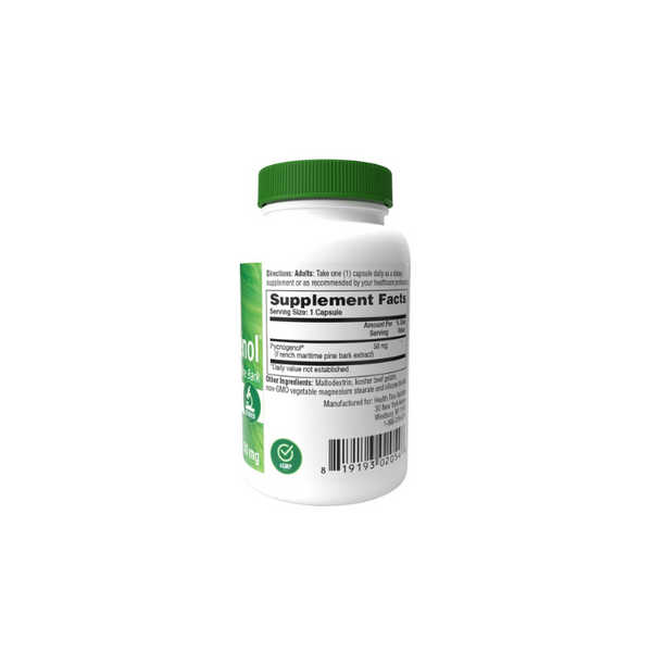 Health Thru Nutrition Pycnogenol 50mg 30 Capsules