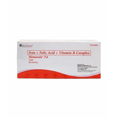 Hemarate fa tablet 10's-Blood Care-UniLab-Mediclick PH