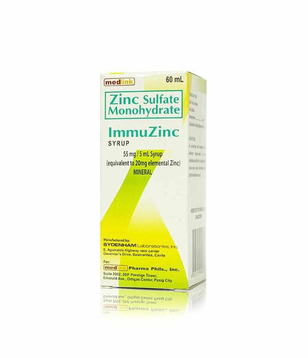 Immuzinc Syrup 60ml-Multivitamins/ Supplements-Pharma Phils-Mediclick PH