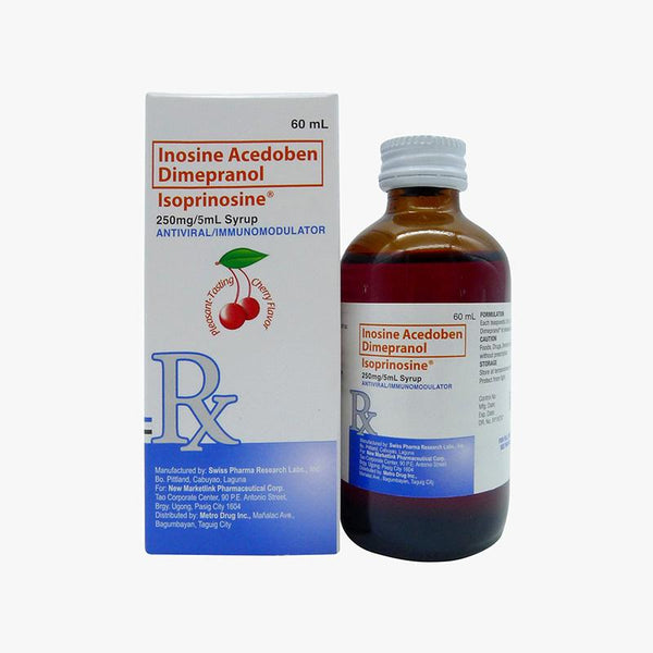 Isoprinosine Syrup 250mg 60ml-Infections Care-New Marketlink-Mediclick PH