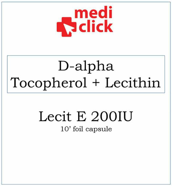 Lecit E 200iu Capsule 10's-Multivitamins/ Supplements-IPI-Mediclick PH