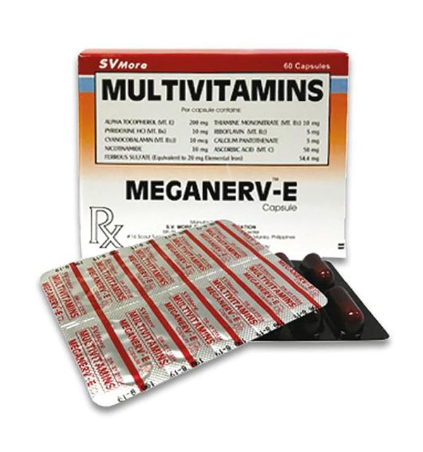Meganerv E Capsule 10's-Multivitamins / Supplements-S V More-Mediclick PH