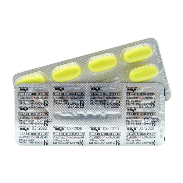 Natrapharm Clarithro Od Tablet 500mg 10's-Infections Care-Natrapharm-Mediclick PH