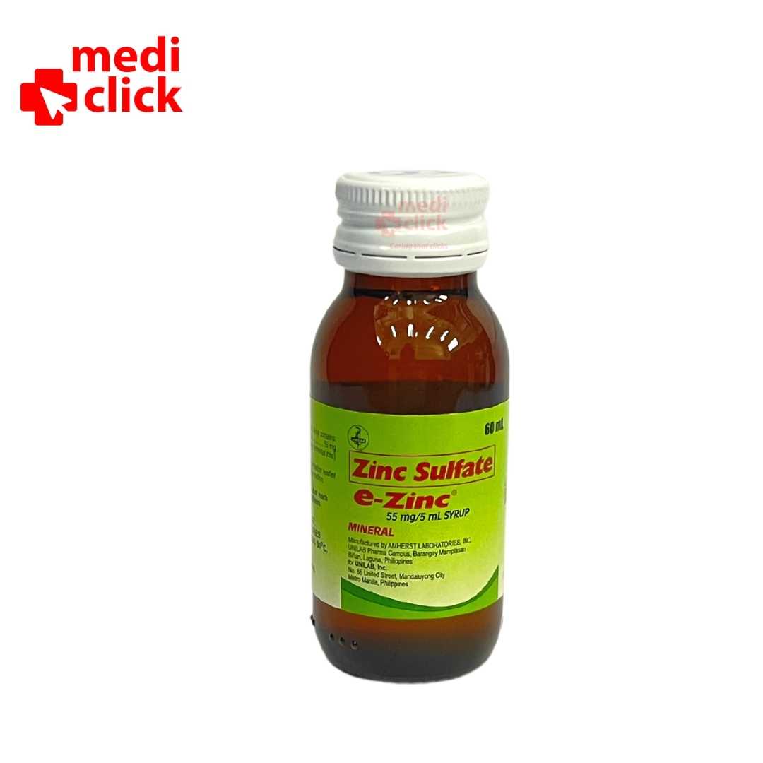 E-Zinc 55mg/5ml 60ml 1 Bottle