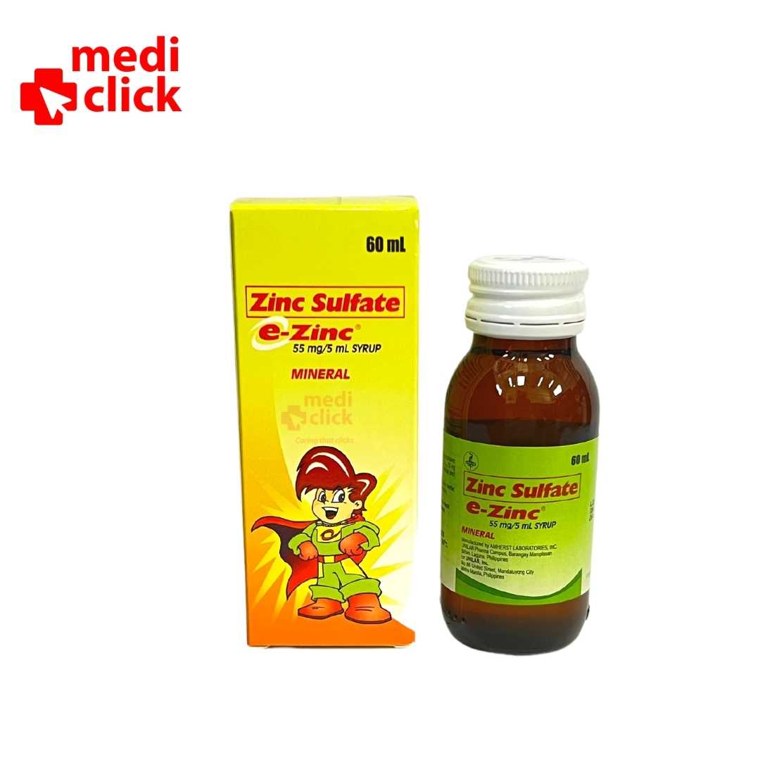 E-Zinc 55mg/5ml 60ml 1 Bottle