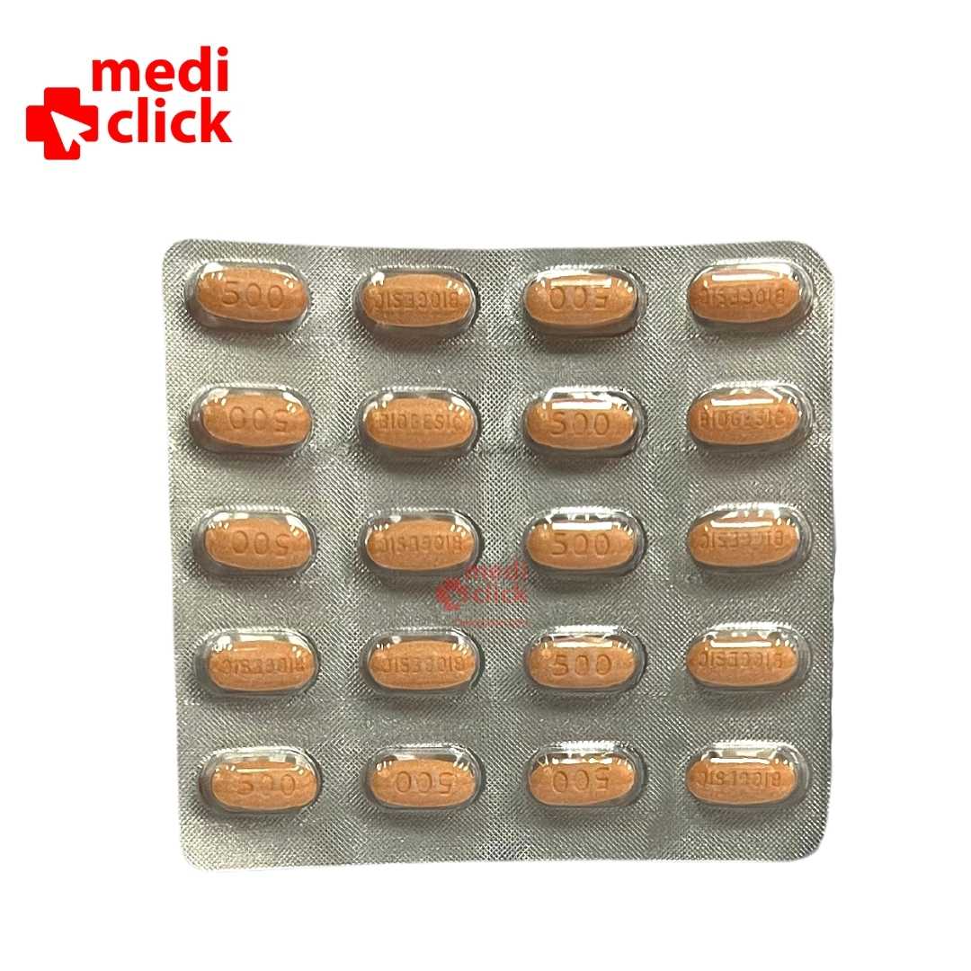 Biogesic 500mg 20 Tablets