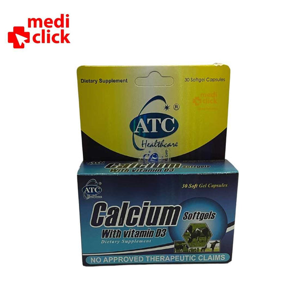 ATC Calcium w/ Vit D 1200mg 30 Capsules