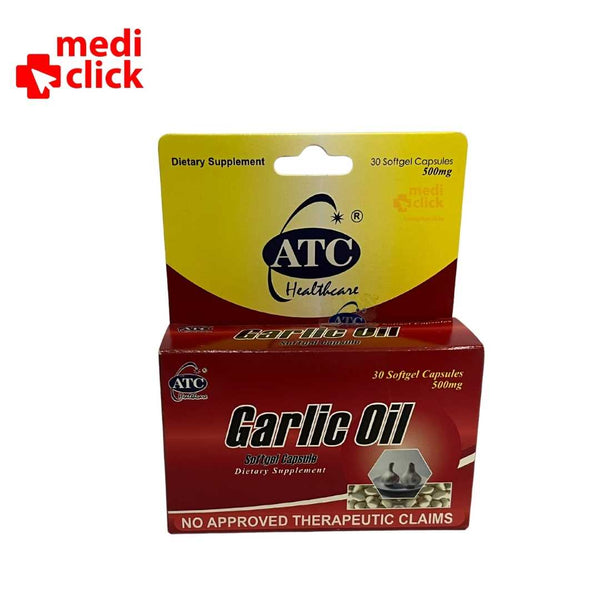 ATC Garlic Oil 500mg 10 Capsules