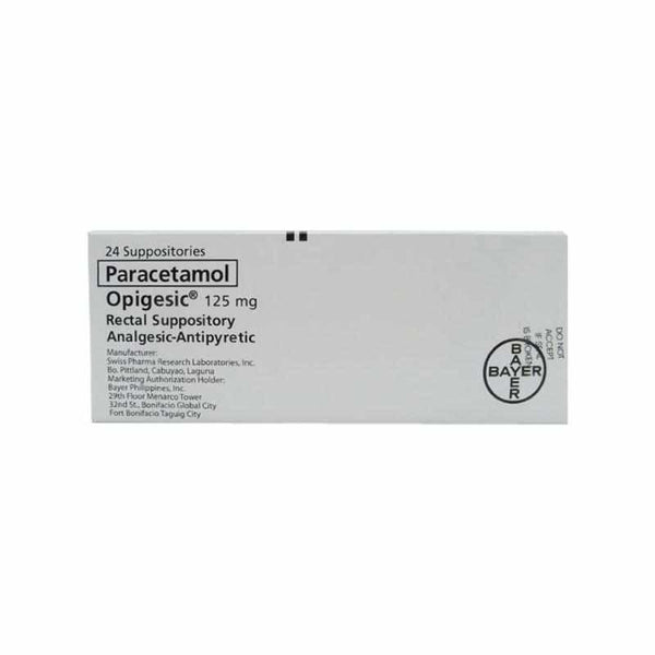 Opigesic 6 Suppositories
