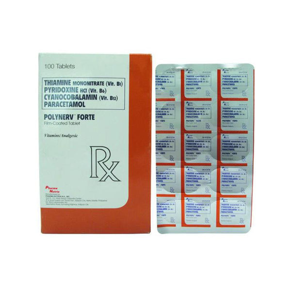 Polynerv Forte Tablet 10's-Pain/Fever Care-Pharma Nutria-Mediclick PH