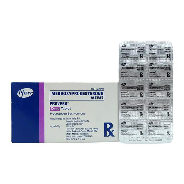 Provera Tablet 10mg-Hormonal Care-Pfizer-Mediclick PH