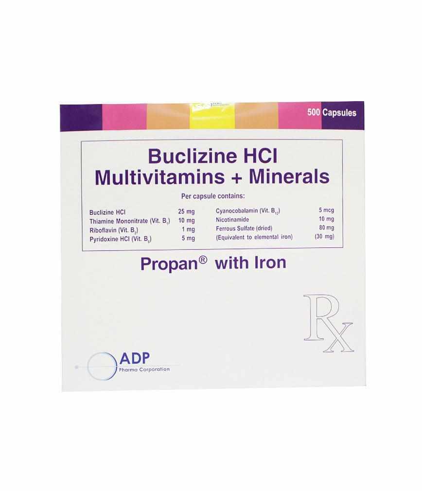 Propan with Iron capsule 10's-Multivitamins / Supplements-ADP-Mediclick PH