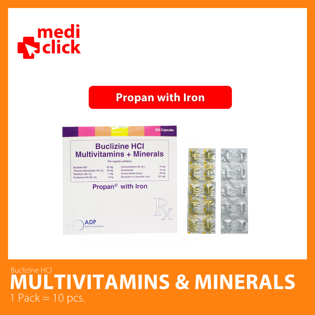 Propan With Iron 500mg 10 Capsules