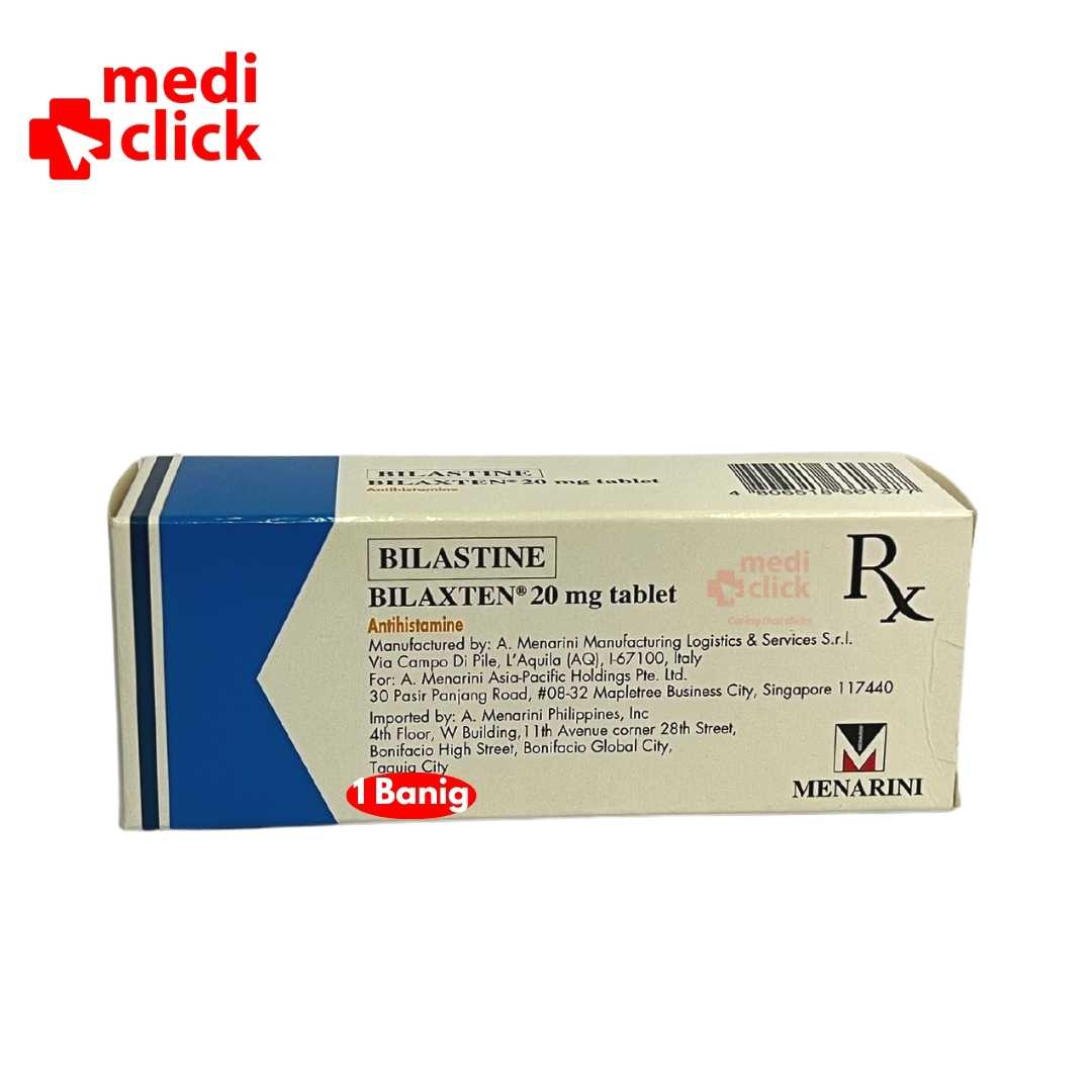 Bilaxten 20mg 10 Tablets