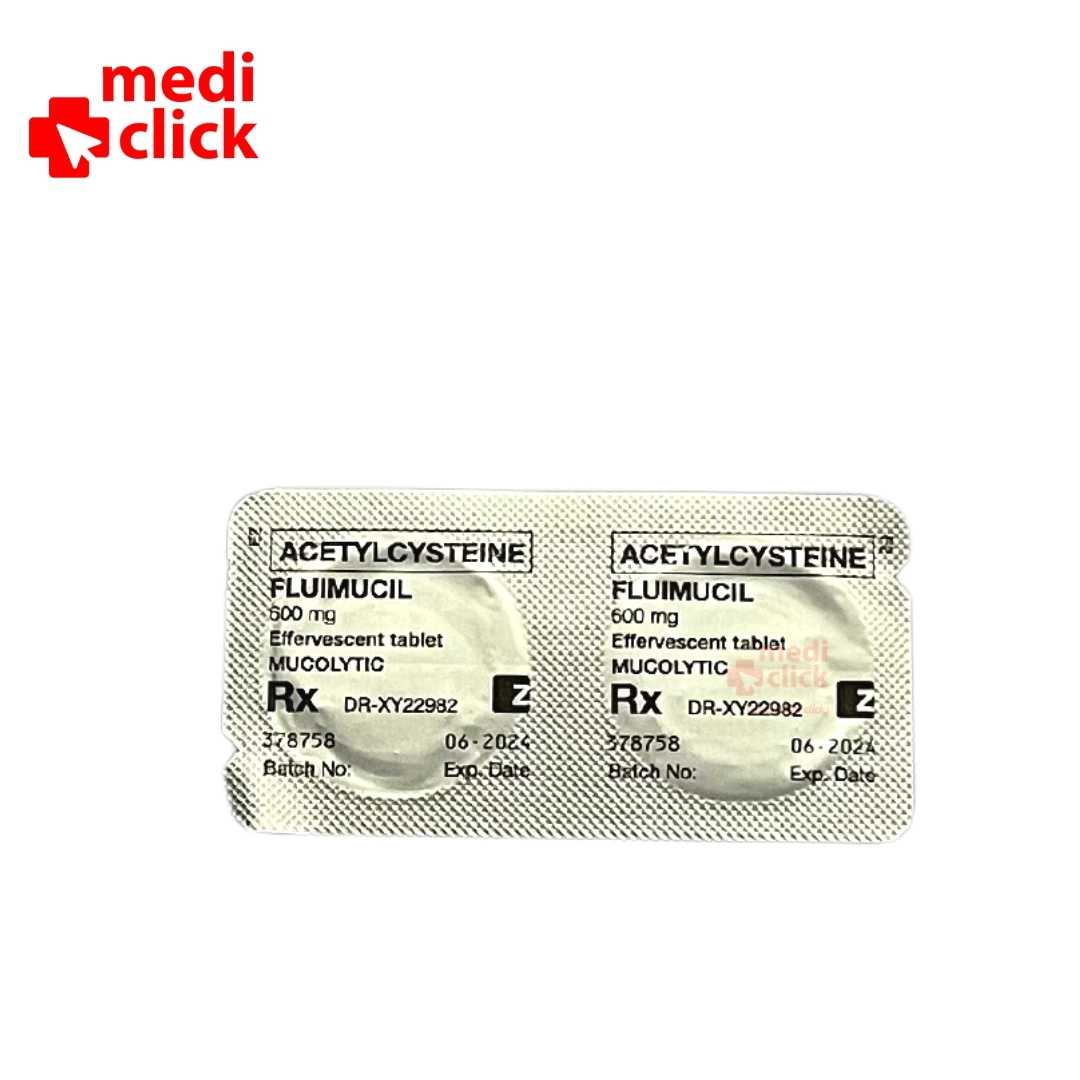 Fluimucil 600mg 2 Tablets