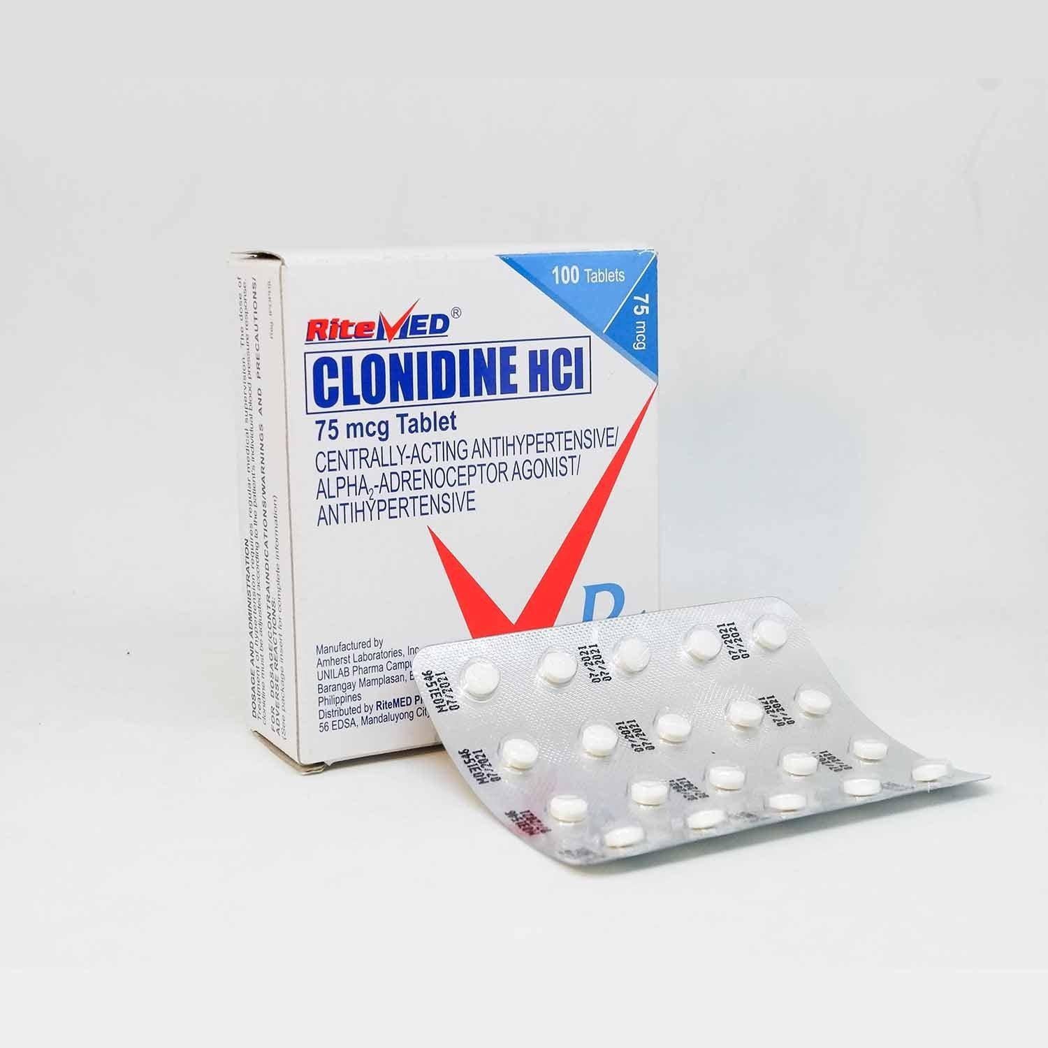 Ritemed Clonidine 20 Tablets