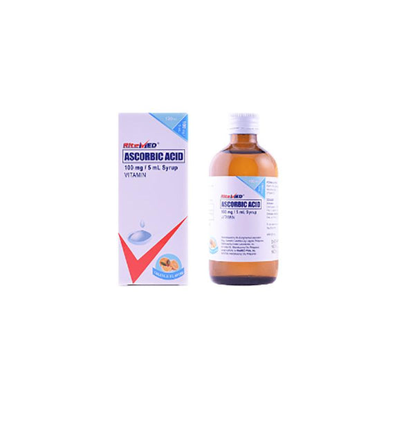 Ritemed Ascorbic Acid Syrup 100mg 120ml-Multivitamins / Supplements-Ritemed-Mediclick PH