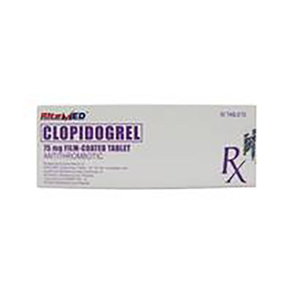 Ritemed Clopidogrel Film Coated Tablet 75mg 10's-Blood Care-Ritemed-Mediclick PH