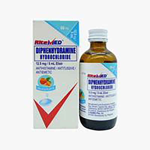 Ritemed Diphenhydramine 12.5mg 60ml-Allergy Care-Ritemed-Mediclick PH