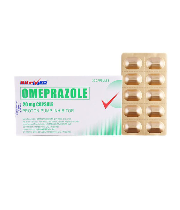 Ritemed Omeprazole Capsule 20mg 10's-Gastro Care-Ritemed-Mediclick PH