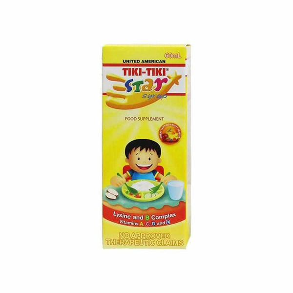 Tiki Tiki Star Syrup 60ml-Multivitamins/ Supplements-Unilab-Mediclick PH