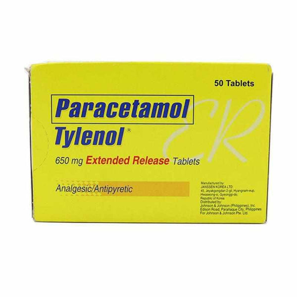Tylenol Er Tablet 650mg 10's-Pain/Fever Care-Johnson & Johnson-Mediclick PH
