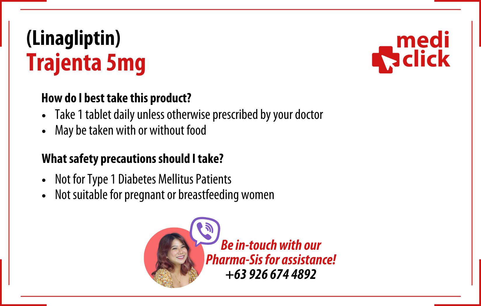 Trajenta 5mg 1 Tablet