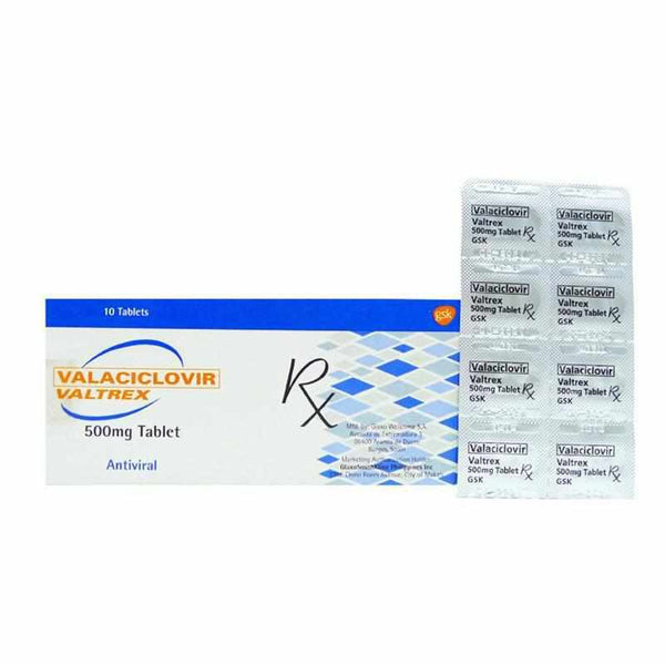 Valtrex Tablet 500mg 10's-Infections Care-GlaxoSmithKline-Mediclick PH