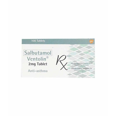 Ventolin tab 2 mg 2 mg tablet 10s-Asthma Care-GSK-Mediclick PH