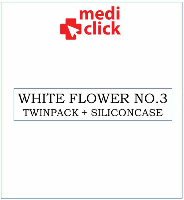 White Flower No.3 Twinpack+Siliconcase-Pain/Fever Care-Jelma Phil-Mediclick PH